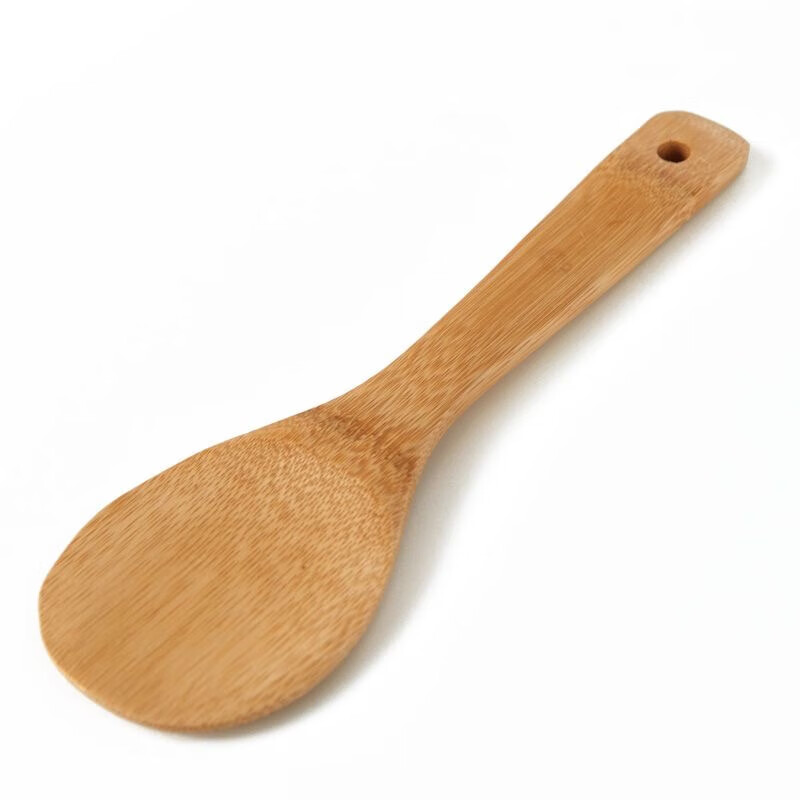 山头林村盛饭不沾米饭勺 竹饭勺天然厨房用具烹饪铲子易挂电饭煲无漆