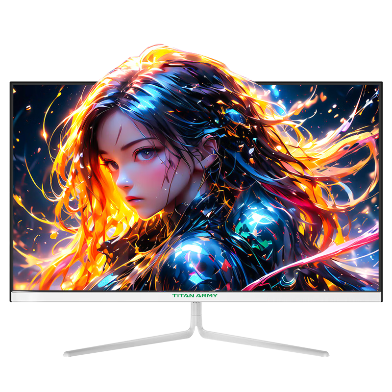 TITAN ARMY 泰坦军团 27A2R 27英寸 IPS FreeSync 显示器 白色（2560×1440、165Hz、95%DCI-P3）