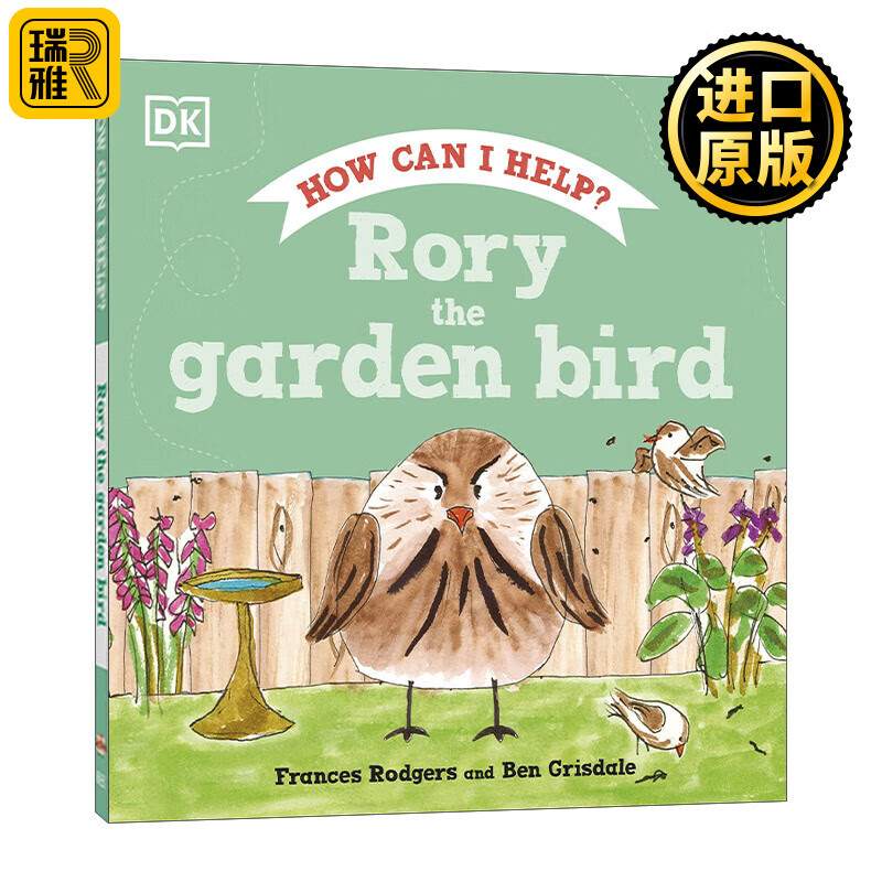 进口原版 【精装】rory the garden bird 小鸟 动物保护理念 英语绘本