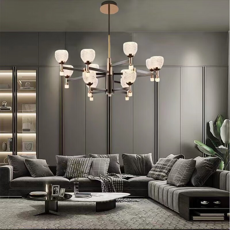 pdq往事照明简约轻奢客厅吊灯8953 8 4