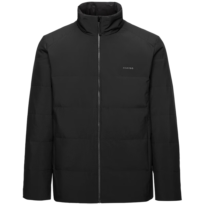 海澜之家（HLA）羽绒服男款轻商务经典系列石墨烯外套男冬季 黑色5H L 175/92A 推荐140-160斤