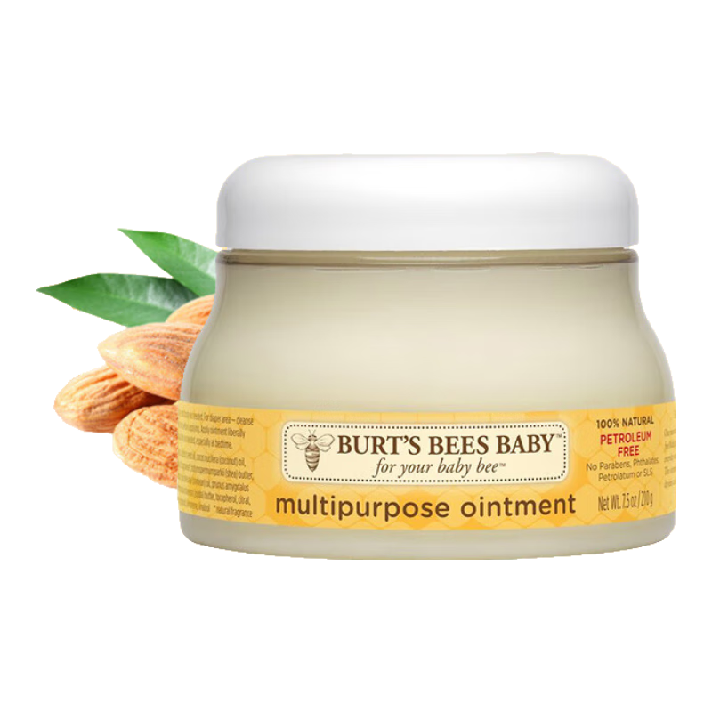 伯特小蜜蜂美國Burt's Bees小蜜蜂天然保濕滋潤寶寶安心膏 萬用軟膏霜 210g 1盒