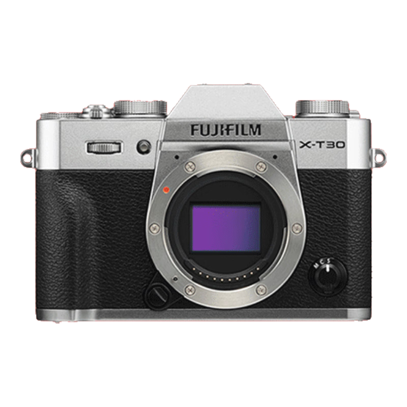 富士（FUJIFILM）X-T30II XT30二代 XT50微單相機(jī)4020萬(wàn)像素6.2K視頻錄制美顏相機(jī) 全新  xt30二代 (銀色） 單機(jī)身+適馬56mm F1.4 DC DN