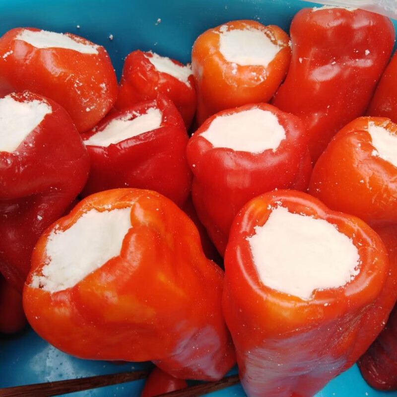 虎钢馋灌辣椒糯米灌辣椒灌胡椒湖北荆州公安监利松滋特产 500g