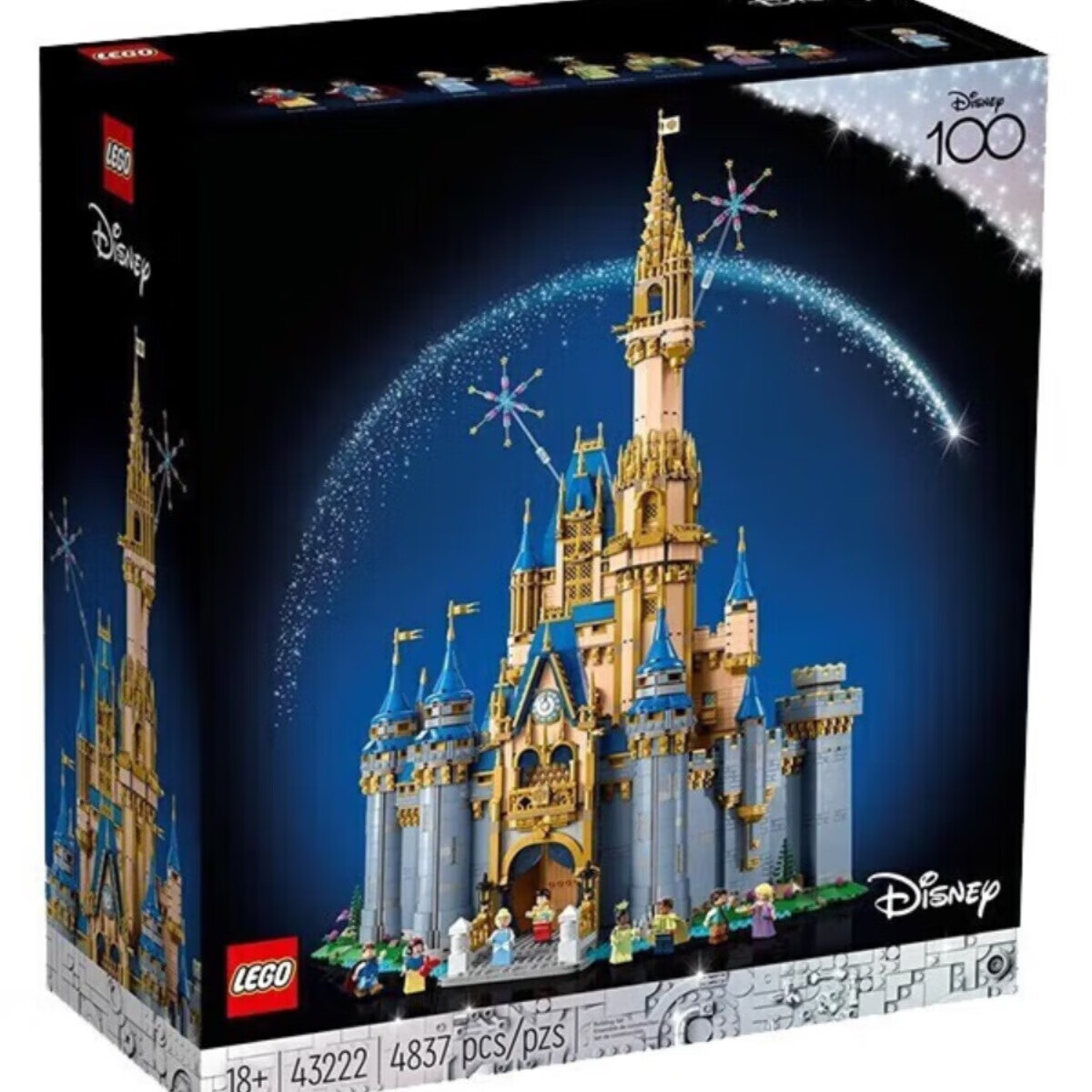 乐高（LEGO） 街景创意百变高手儿童拼装积木生日礼物高难度成人玩具D2C限定款 43222经典迪士尼灰姑娘城堡