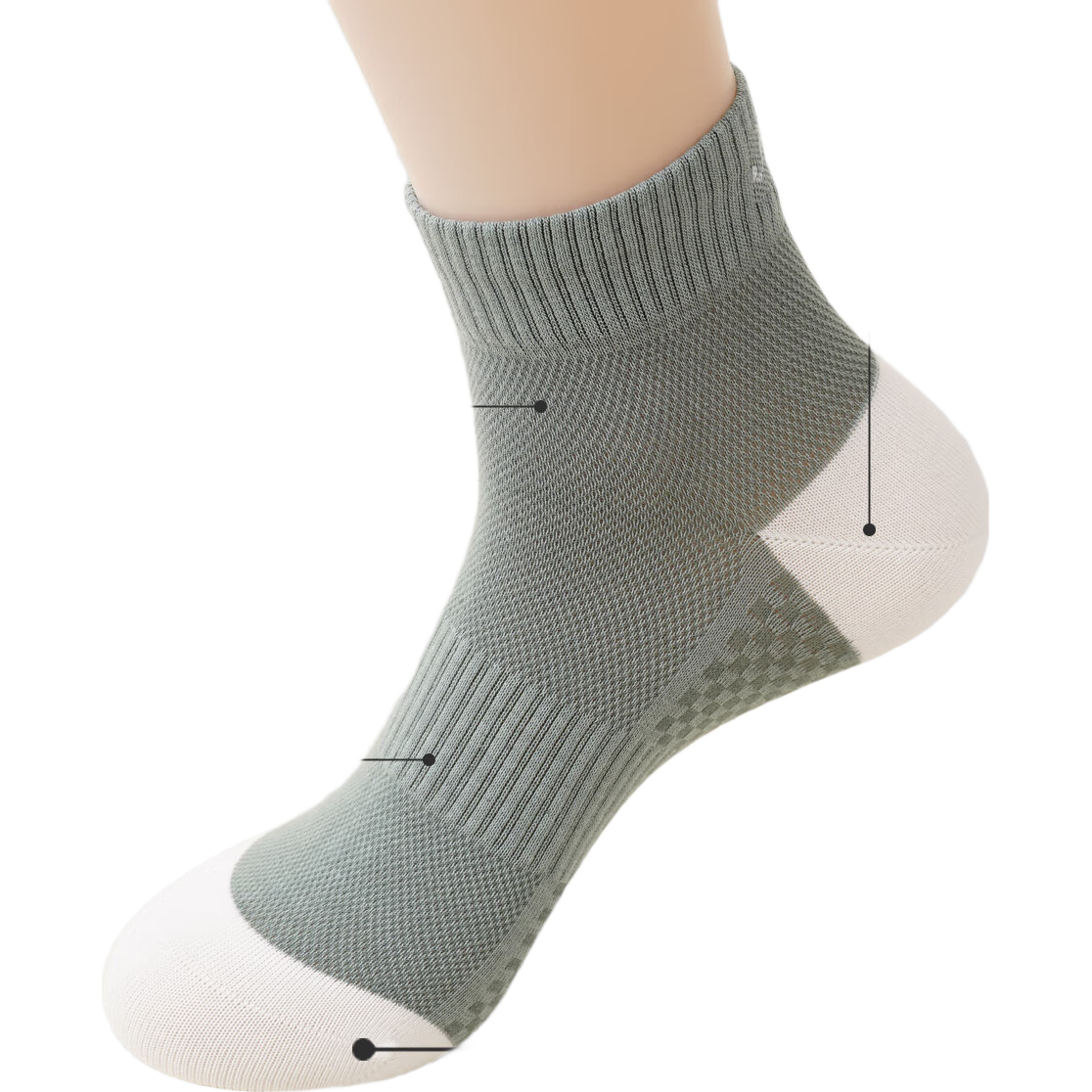 百亿补贴:JEEP袜子男夏季100%7A抗菌防臭袜运动耐磨吸汗短袜休闲艾草香薰船袜104.8元拍2件(合52.4元/件)