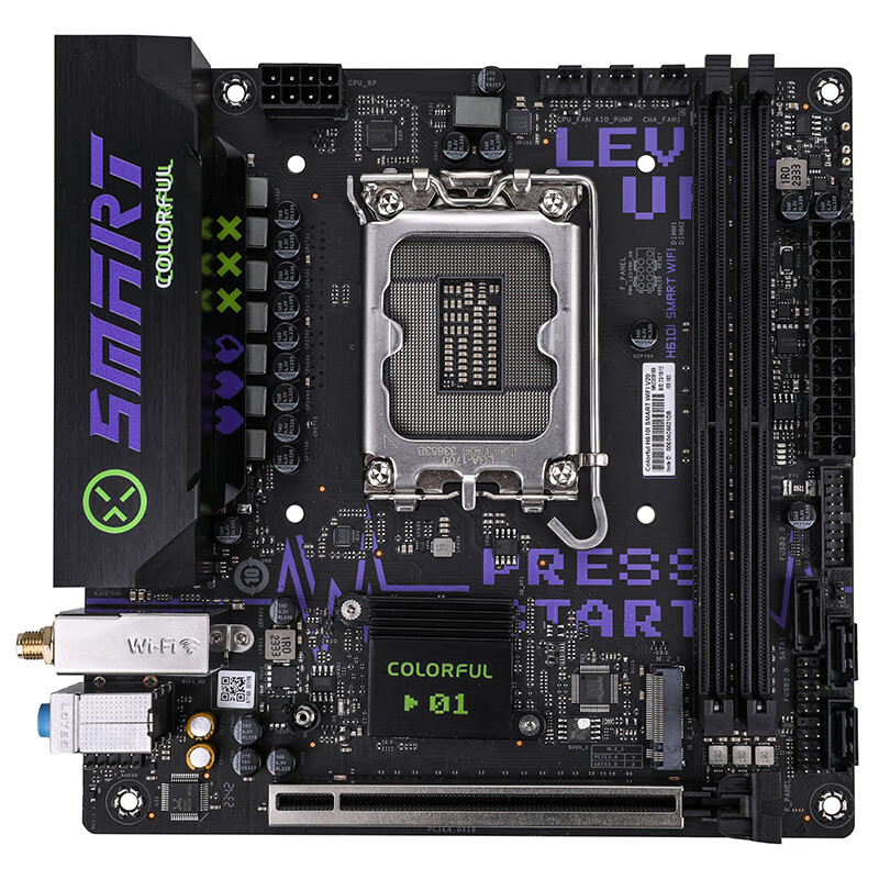 七彩虹 H610I SMART WIFI V20潮玩迷你DDR4 图 3