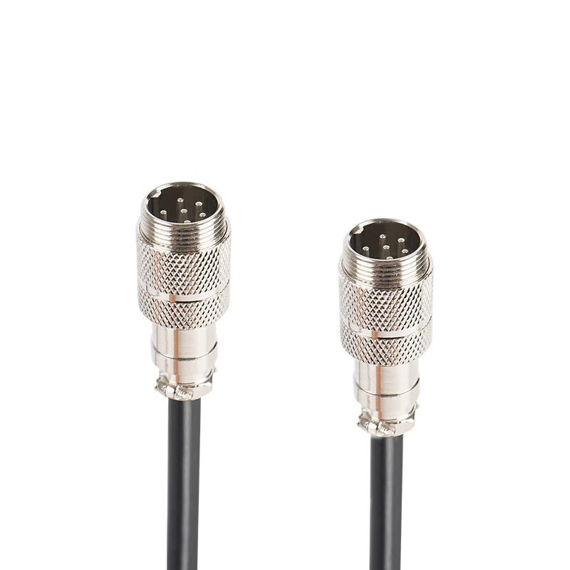 6芯话筒线 六针麦克风手拉手会议系统航空头数据线 雷蒙惠威m5a/m300