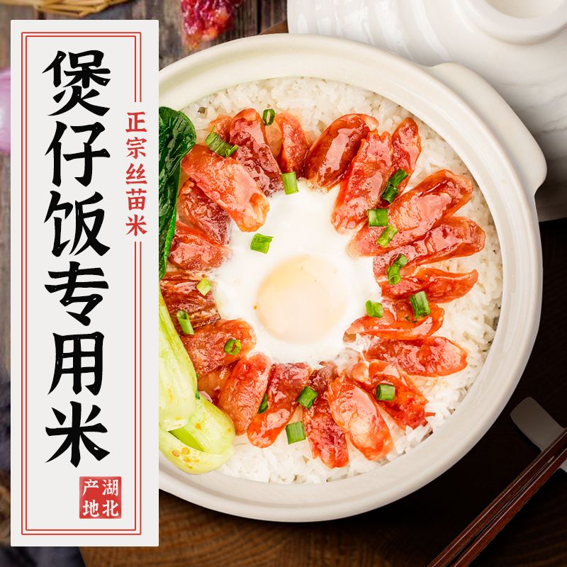 禾澹丝苗米煲仔饭专用米2023年新米长米粒大米当季新米小包装5斤 丝苗