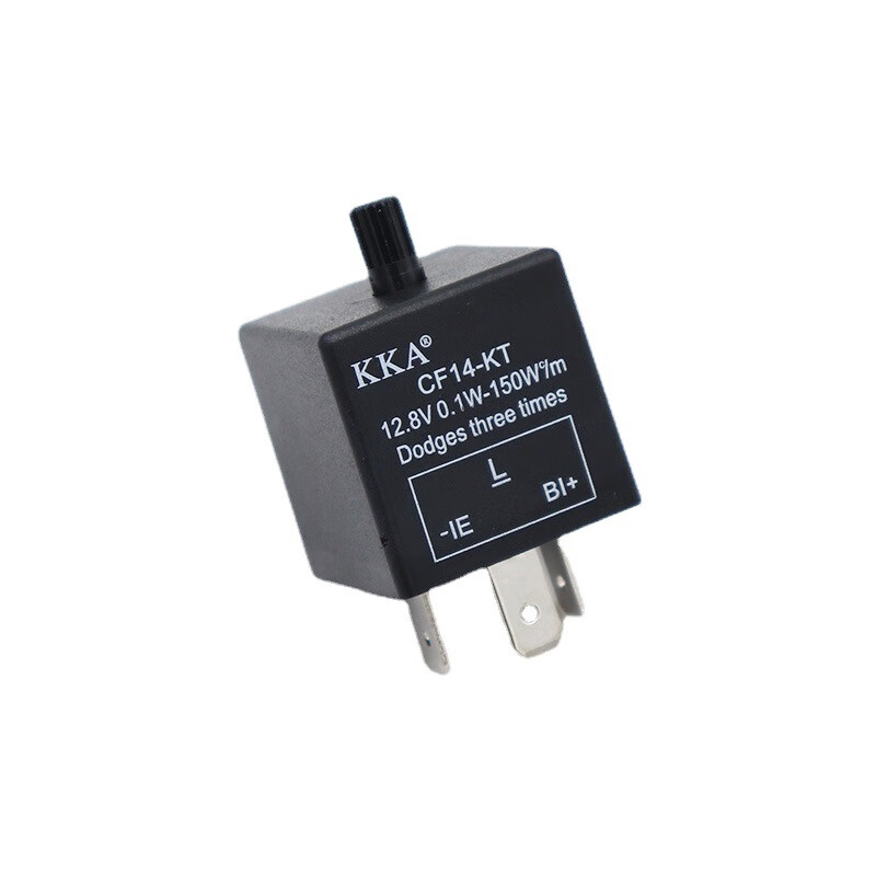 kka led电子闪光器 摩托车汽车闪光灯转向灯用 三脚cf13可调式闪光器