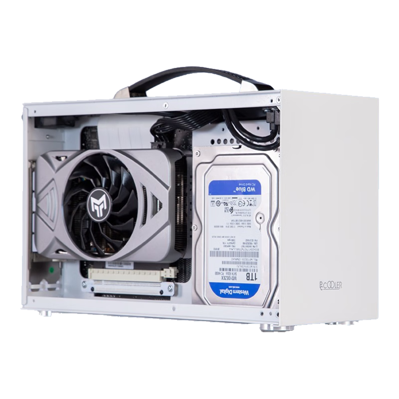 PCCOOLER/��Ƶ�� ����1 MINI-ITX���� ���� ��Яʽ���� miniС���� Type-c/��ɫ