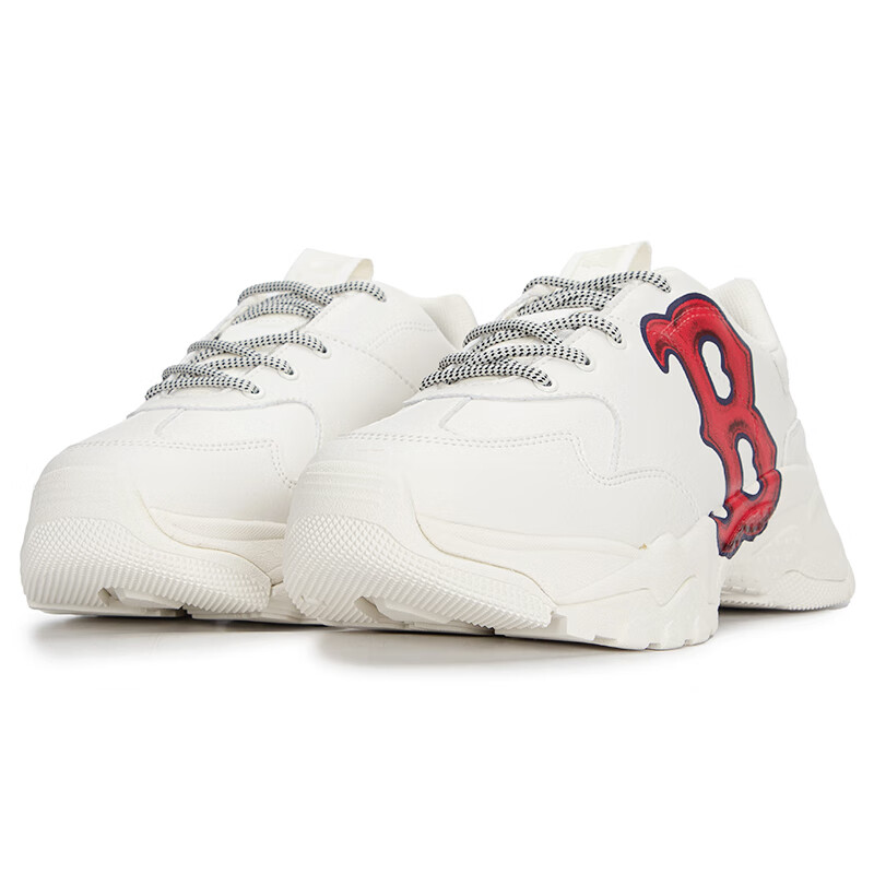 mlb女鞋 复古休闲男鞋子厚底增高老爹鞋 3ashcs12n-43rds 波士顿/红色