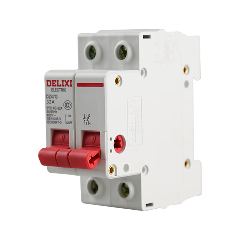 仁聚益小型隔离模数化总dz47g隔离断路器电源电闸 20a 1p