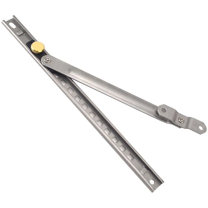 辉周铝合金断桥风撑窗户限位器304不锈钢滑撑伸缩杆内开窗撑平开撑杆