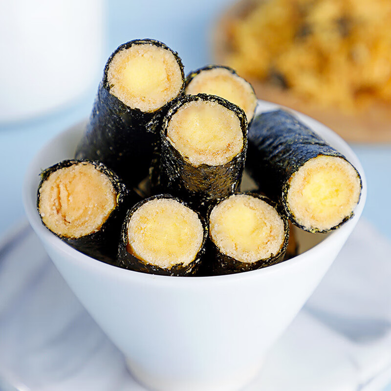 海苔肉松卷儿童孕妇办公室宿舍小吃零食网红同款海苔脆夹心糕点心