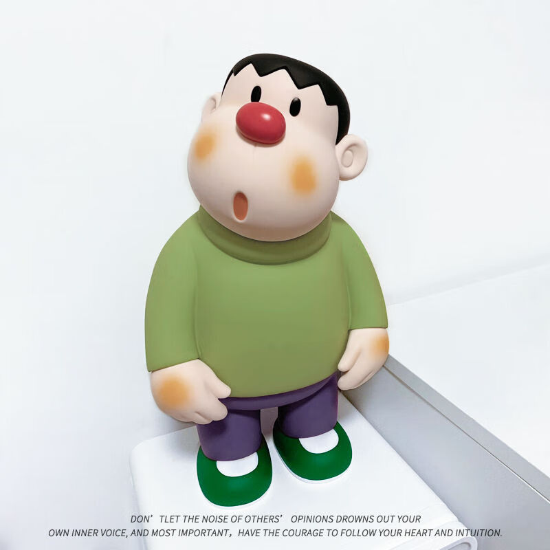 歪头客厅桌面电视柜入户玄关装饰家居存钱罐卡通手办 歪头款胖虎品质