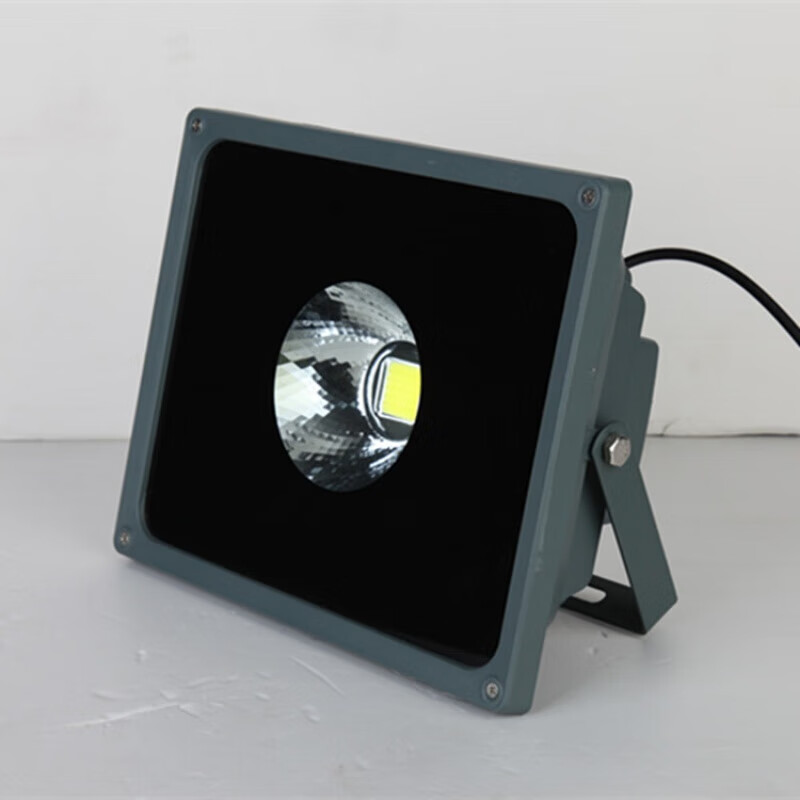 led室外投光灯50w聚光灯投射灯广场灯球场灯400w500w600w厂房灯 集成