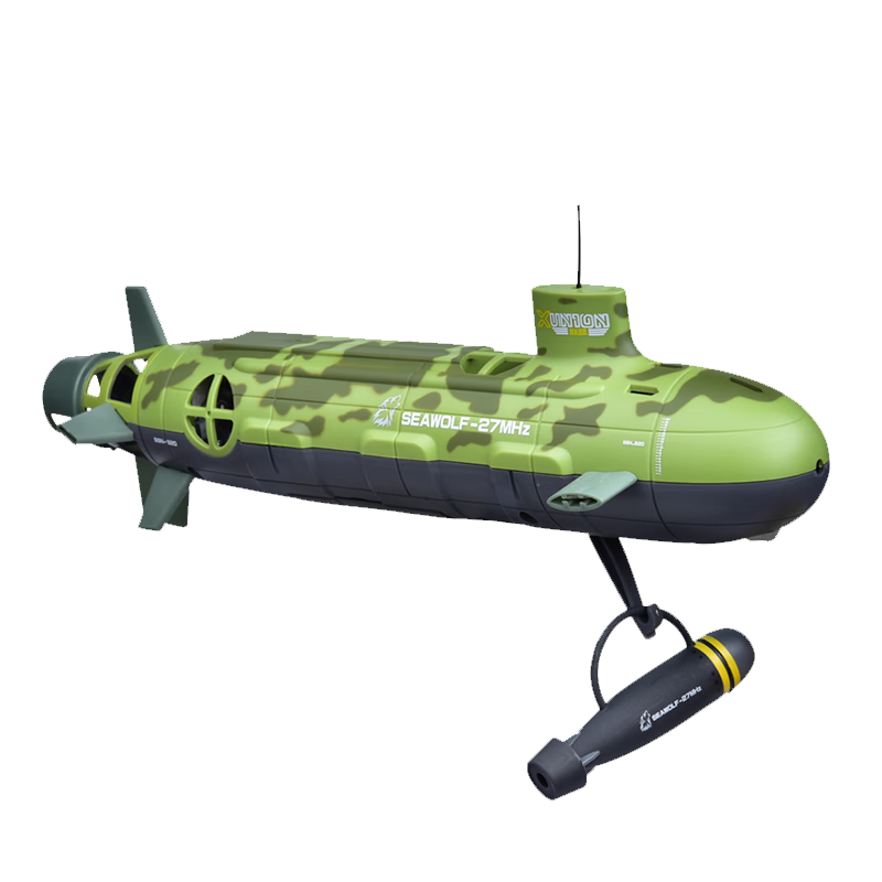 创京懿选模型玩具男孩无线遥控船潜水艇电动男生儿童玩具鱼缸水缸仿真