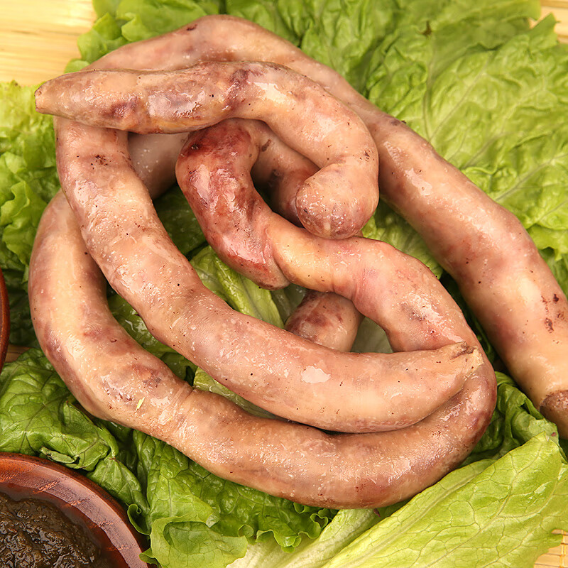 虎钢馋清真羊肉肠内蒙古手工灌肠生熟食蒙古草原肠包肉香肠