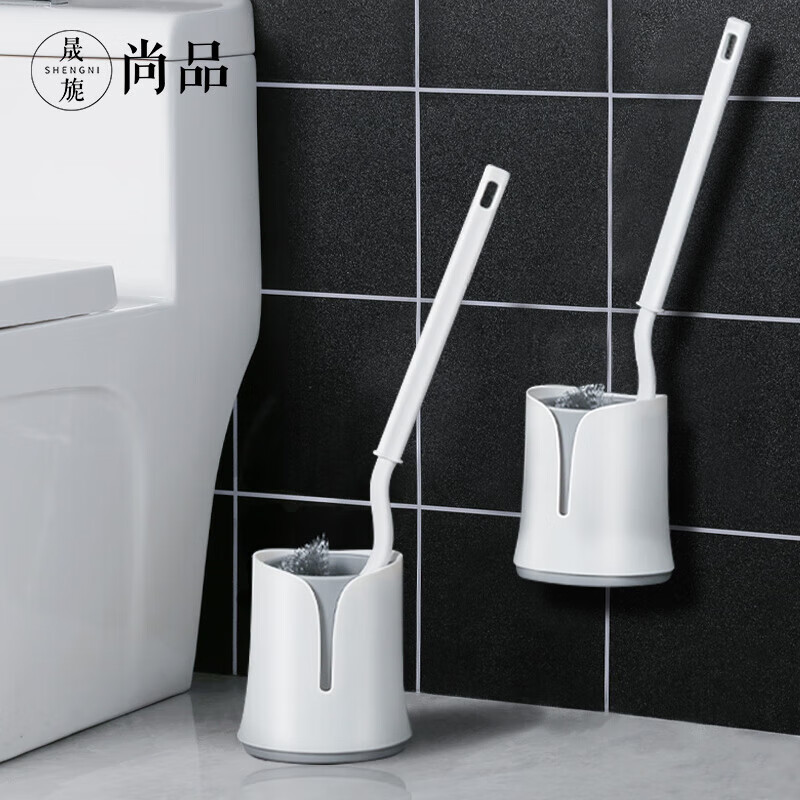 晟旎尚品 马桶刷子 无死角清洁刷套装带底座厕所刷挂壁式卫生间浴室洁厕刷使用感如何?
