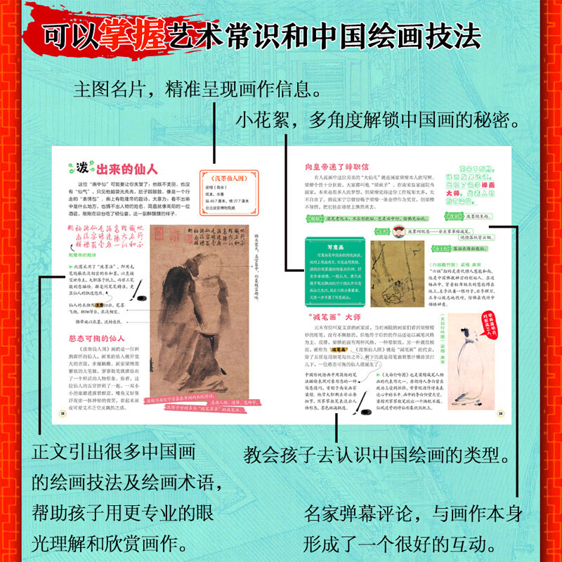 画里有话 孩子们爱读的中国画故事 传统文化科普套装全6册详情图