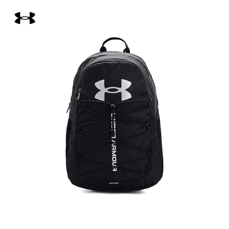安德玛（Under Armour）双肩背包UA Hustle男女训练运动休闲包 黑色001 均码