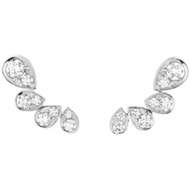 尚美巴黎（CHAUMET）尚美 預(yù)售款 女士18k金白金明亮切割鉆石耳環(huán) 白金色 均碼