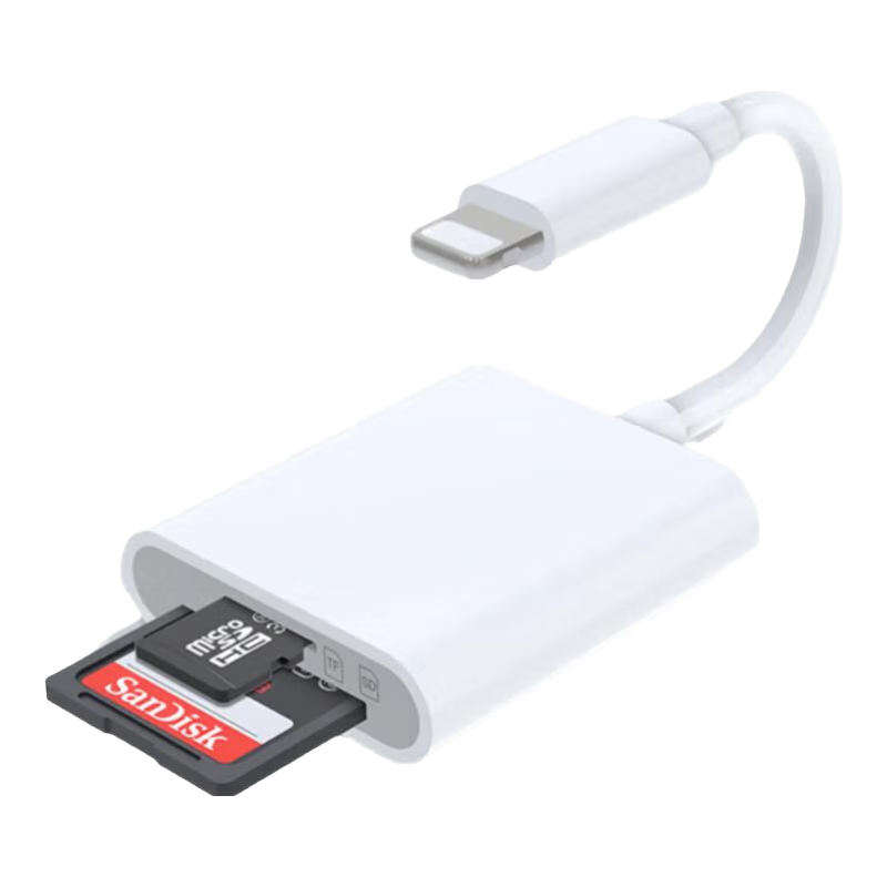 相机读卡器sd卡适用苹果索尼佳能尼康iPhone口传输线手机tf内存OTG转换器typec转接头ccd连接直传 Type-C接口三合一【支持SD/TF卡/U盘】