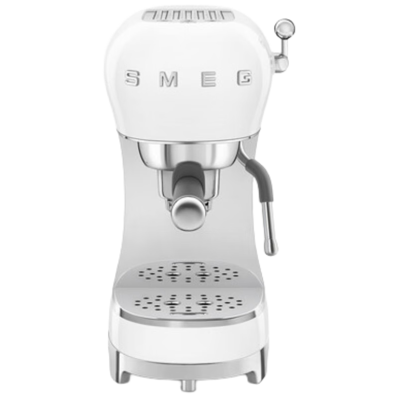SMEG官旗ECF01升级款【平台补贴】欧洲原装进口斯麦格半自动咖啡机款家用小型一体奶泡蒸汽ECF02白色