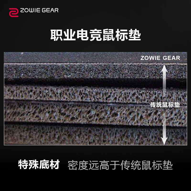 息尼卓威奇亚vaxee鼠标垫游戏电竞卓威GSR炽6mmFPS超大细面橡胶CSGO顺滑 VAXEE黑印花 400x450mm x 4mm