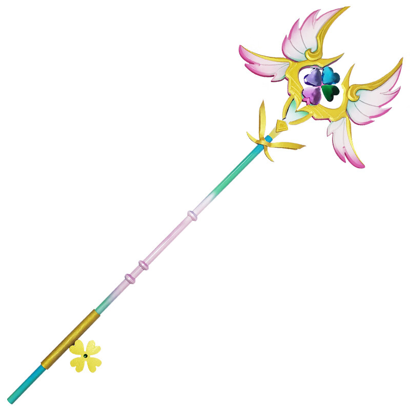 o toy)卡通周边王者农药 瑶cos道具服 荣耀 时之祈愿 愿镜 法杖武器