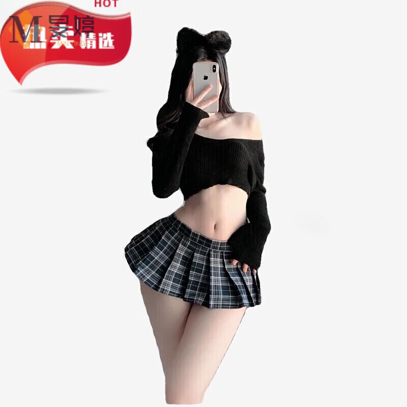 旻婷學(xué)生超短裙露臀無(wú)打底無(wú)內(nèi)襯jk百褶裙無(wú)內(nèi)襯少女學(xué)院風(fēng)短.. 黑+藍(lán)色