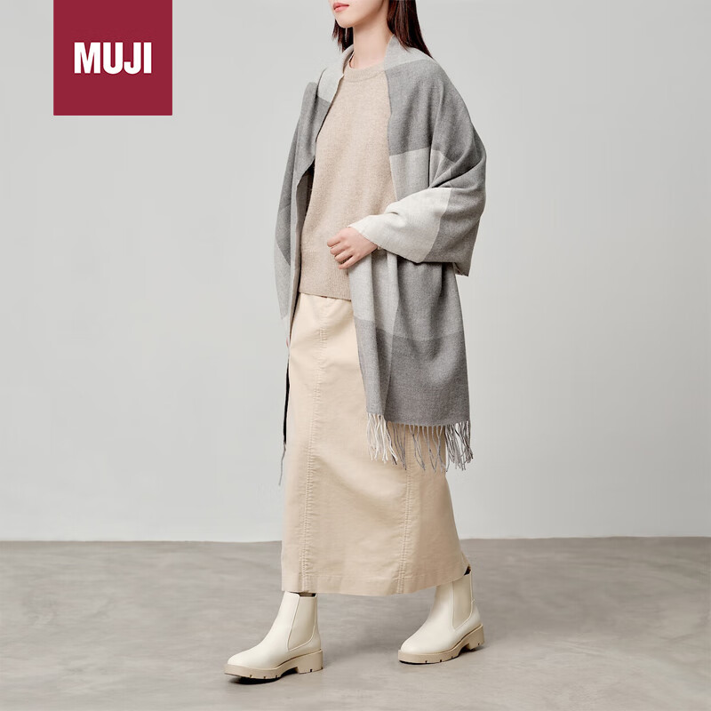 MUJI��ë����JC31CA4A ��ɫ���� 60*200cm  200Ԫ