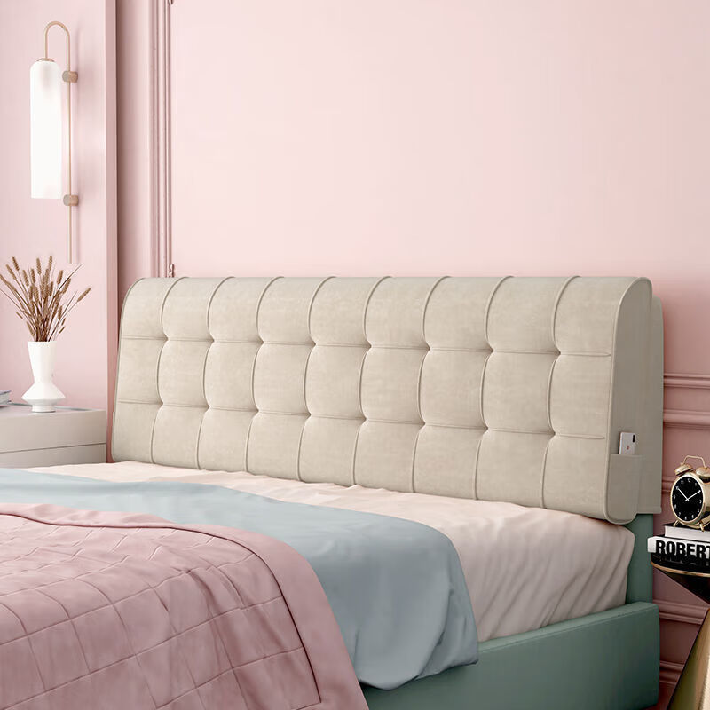 靠枕床头靠垫软包床头榻榻米大靠背双人床卧室简约床头可拆洗批发 米