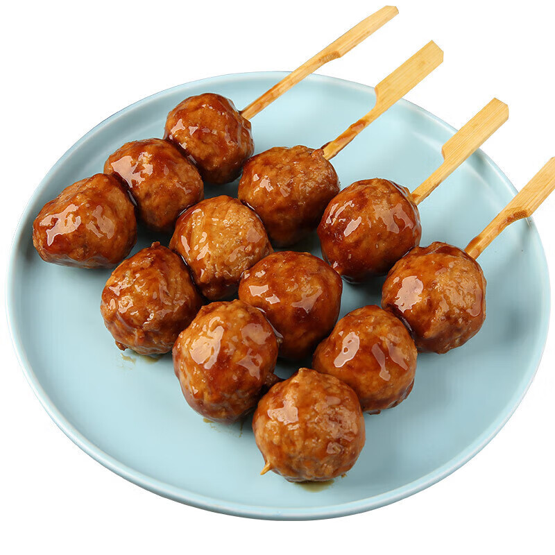 纳嘉新照烧脆骨丸子鸡肉丸日式炭烧鸡肉串 白色 无签照烧脆骨丸800g30