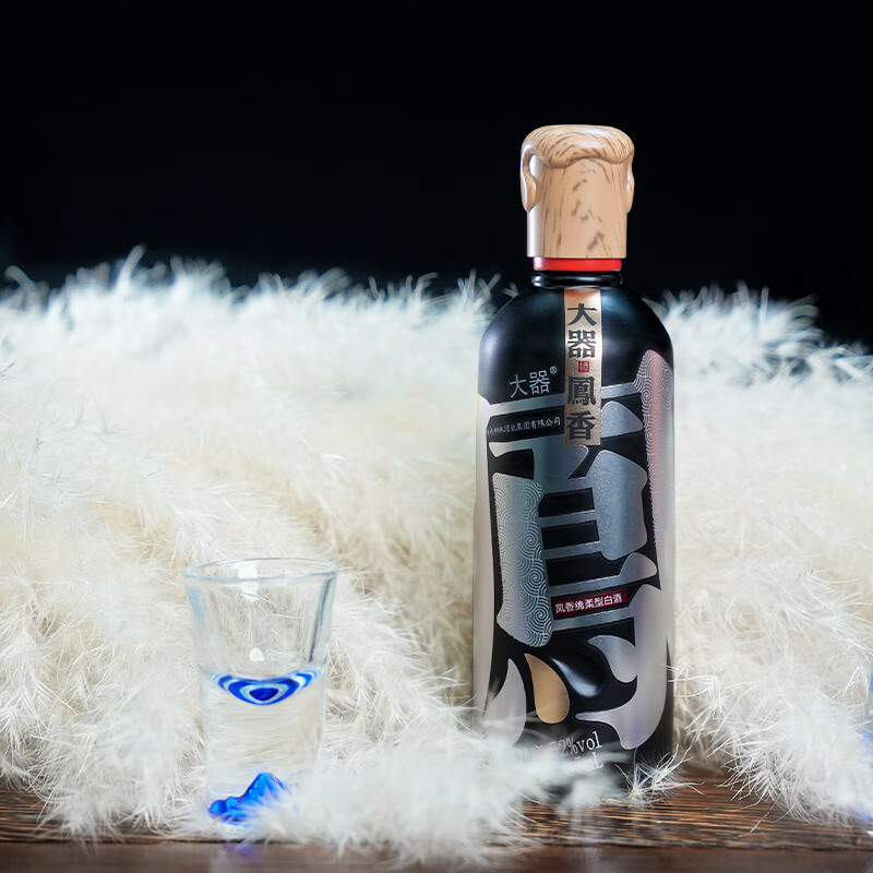 柳林酒大器凤香酒(生活版9库)凤香绵柔型白酒52度125ml*4瓶礼盒装 52%vol 125mL 4瓶 大器凤香酒(生活版9库)礼盒装