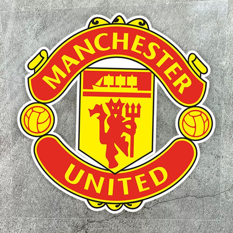 汛喃曼联队徽球队曼彻斯特联足球logo汽车摩托车电动装饰创意球迷车贴