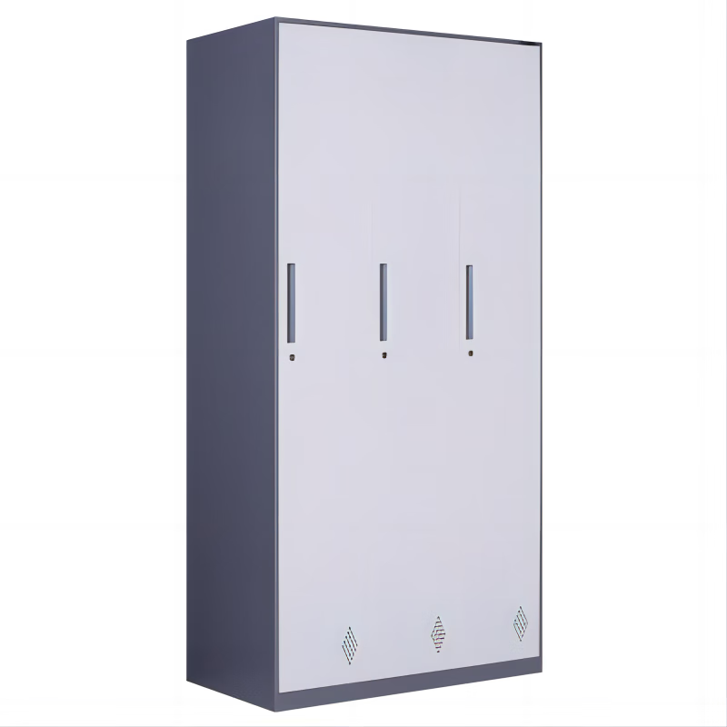 艾美信窄边三门更衣柜