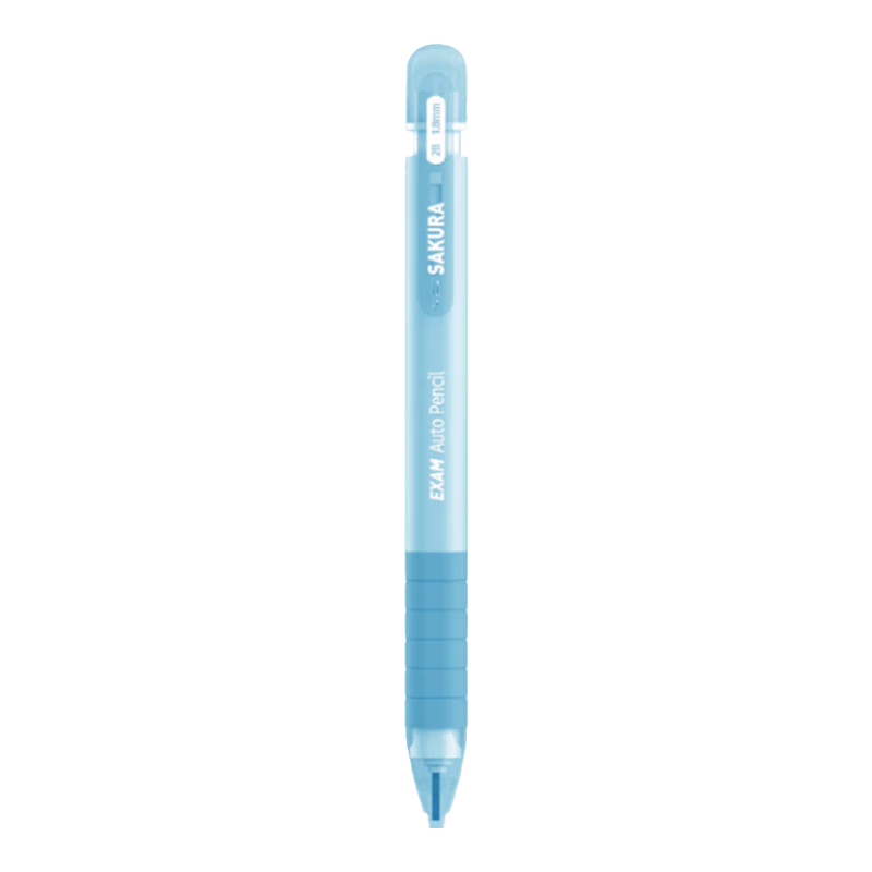 樱花SAKURA 2B自动铅笔答题卡涂卡高考中考考试专用铅笔鱼跃龙门系列单支-淡蓝