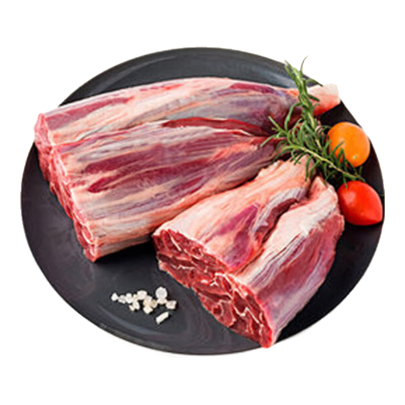 牛鲜尊国产黄牛原切谷饲牛腱子2斤 生鲜牛肉 炖煮健身食材
