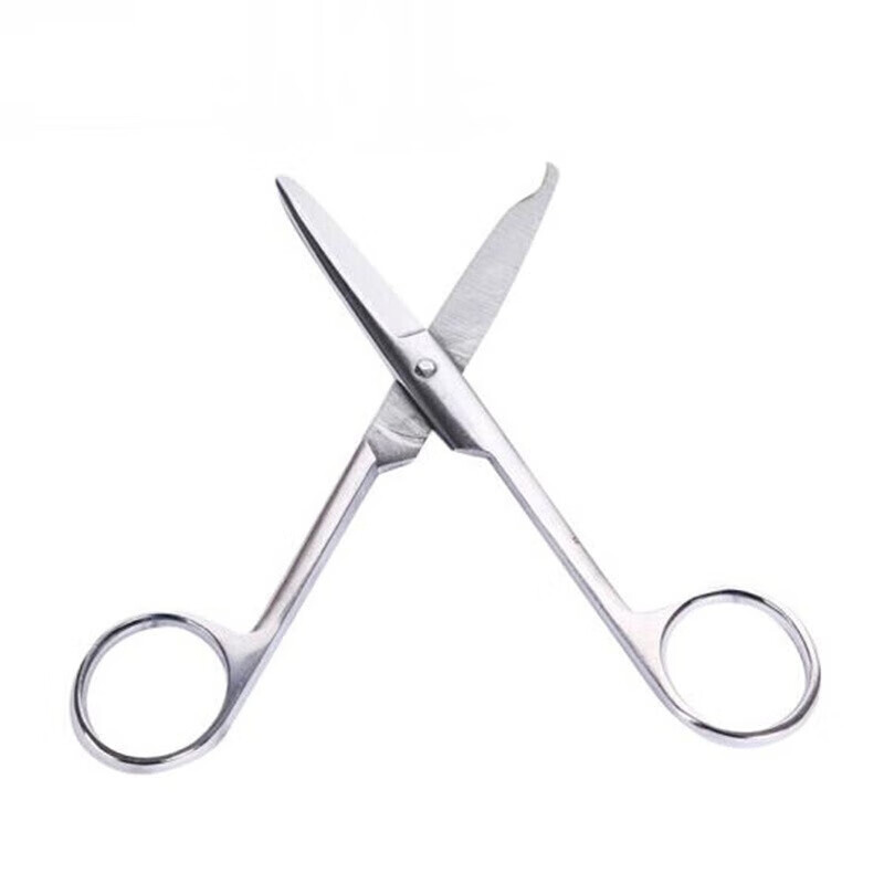 顺兴发 医用剪刀不锈钢拆线剪月牙剪  缝合线带缺口手术剪 拆线剪 14厘米