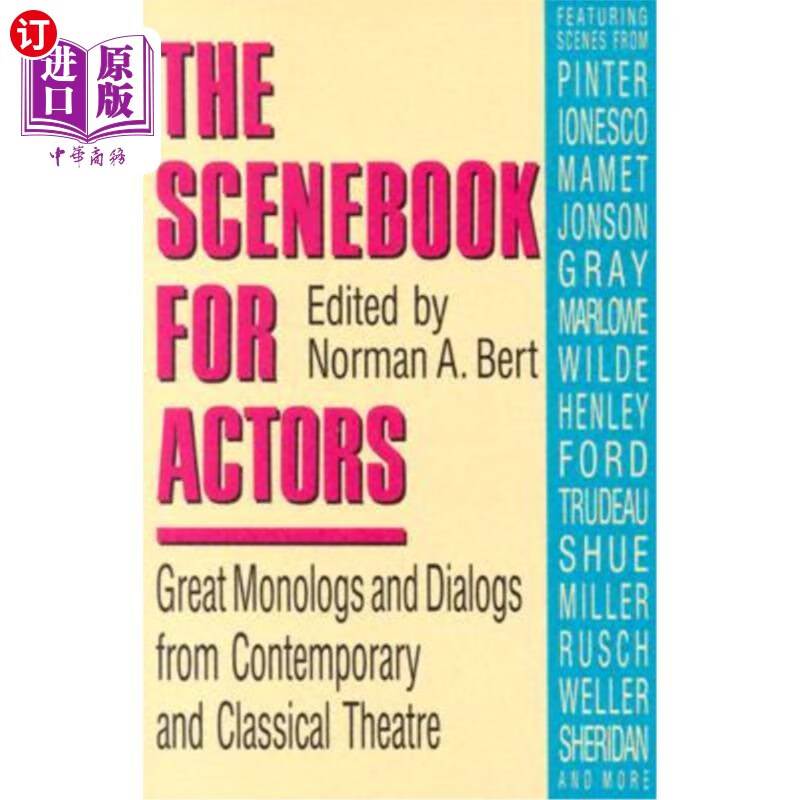 海外直订scenebook for actors: great monologs and dialogs from