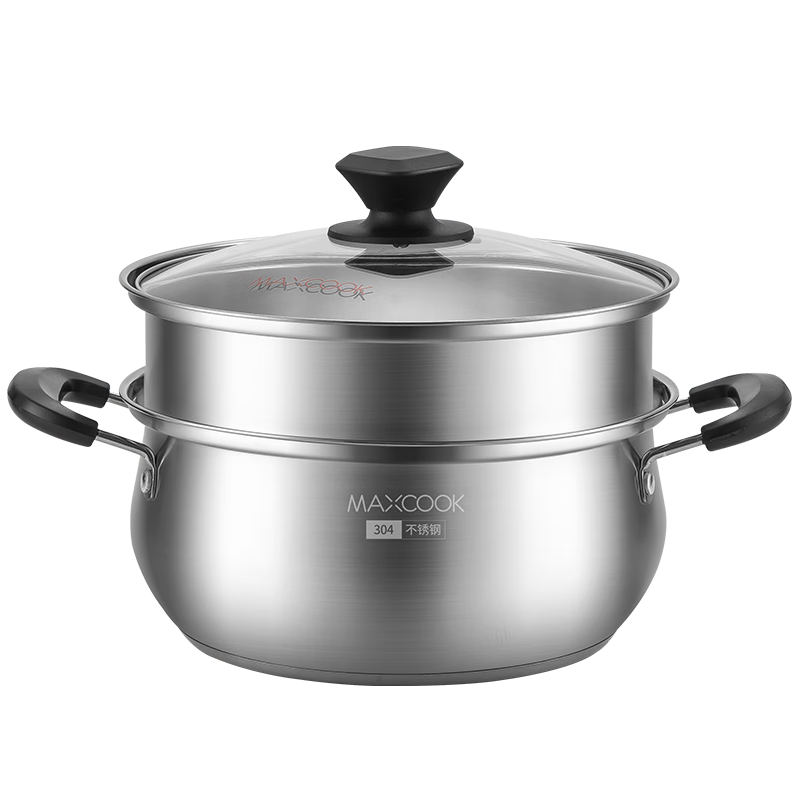 ���ڲ�����������MAXCOOK���������� 304����ֶ�������˫��������������������24cm MCT1267 74.25Ԫ(������)