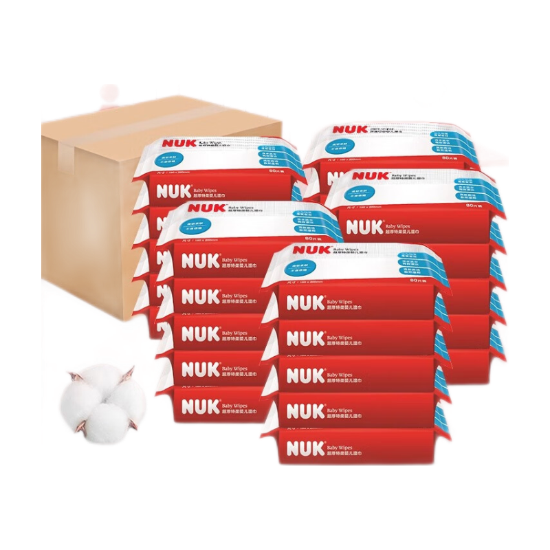 NUKӤ��ʪ��������������ƨʪ���Ӻ�������ʪֽ�����80*5�� Ӥ��ʪ����1�䣩 80�� 25�� 297Ԫ