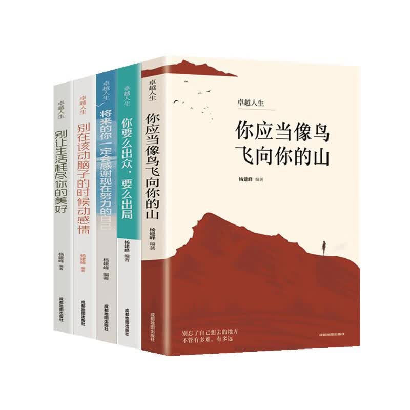 卓越人生（套装5册）：你应当像鸟儿飞向你的山+你要么出众，要么出局+将来的你一定会感谢现在努力的