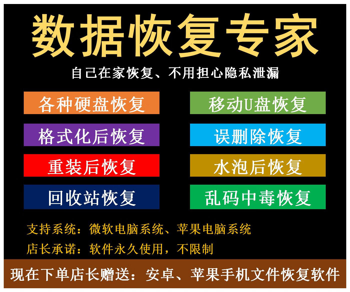 電腦資料移動硬盤數(shù)據(jù)恢復(fù)軟件手機(jī)U盤格式化誤刪損壞文件源恢復(fù) 文件源恢復(fù)