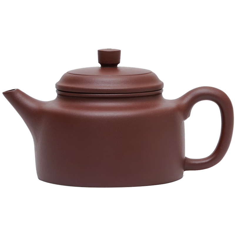 京东京造 宜兴紫砂壶 手工茶壶【原矿紫泥】煮泡茶具 德钟壶238ml礼盒装