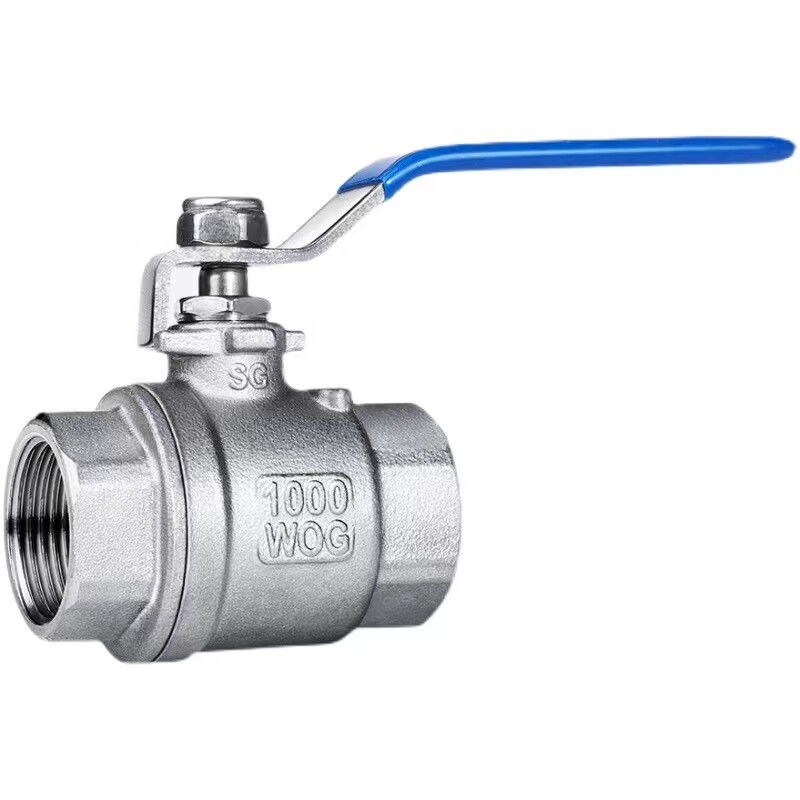 惠利得304不锈钢二片式球阀q11f全通径内螺纹丝扣316l两片式阀门201