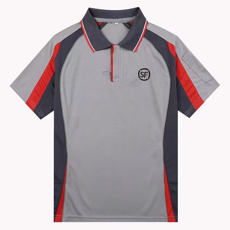 蔻玥顺丰工作服夏季短袖快递短裤新款套装速递t恤工衣夏装 顺丰经典款