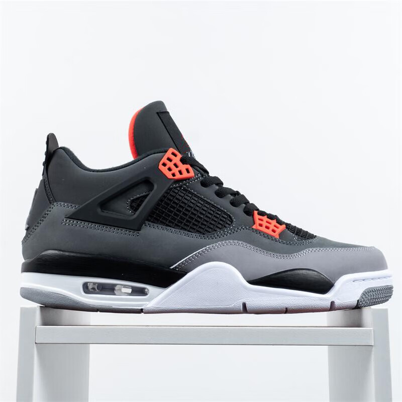 珠莱曼乔4 深灰 23黑水泥灰 恐惧 男女休闲运动鞋篮球鞋  / 36